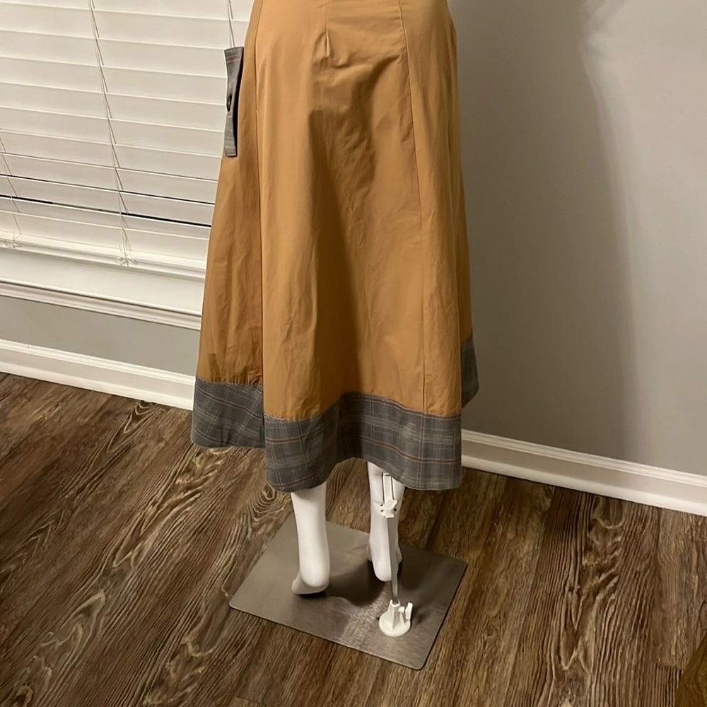 TOV Plaid and Tan Statement Skirt Size S - Picture 6 of 6